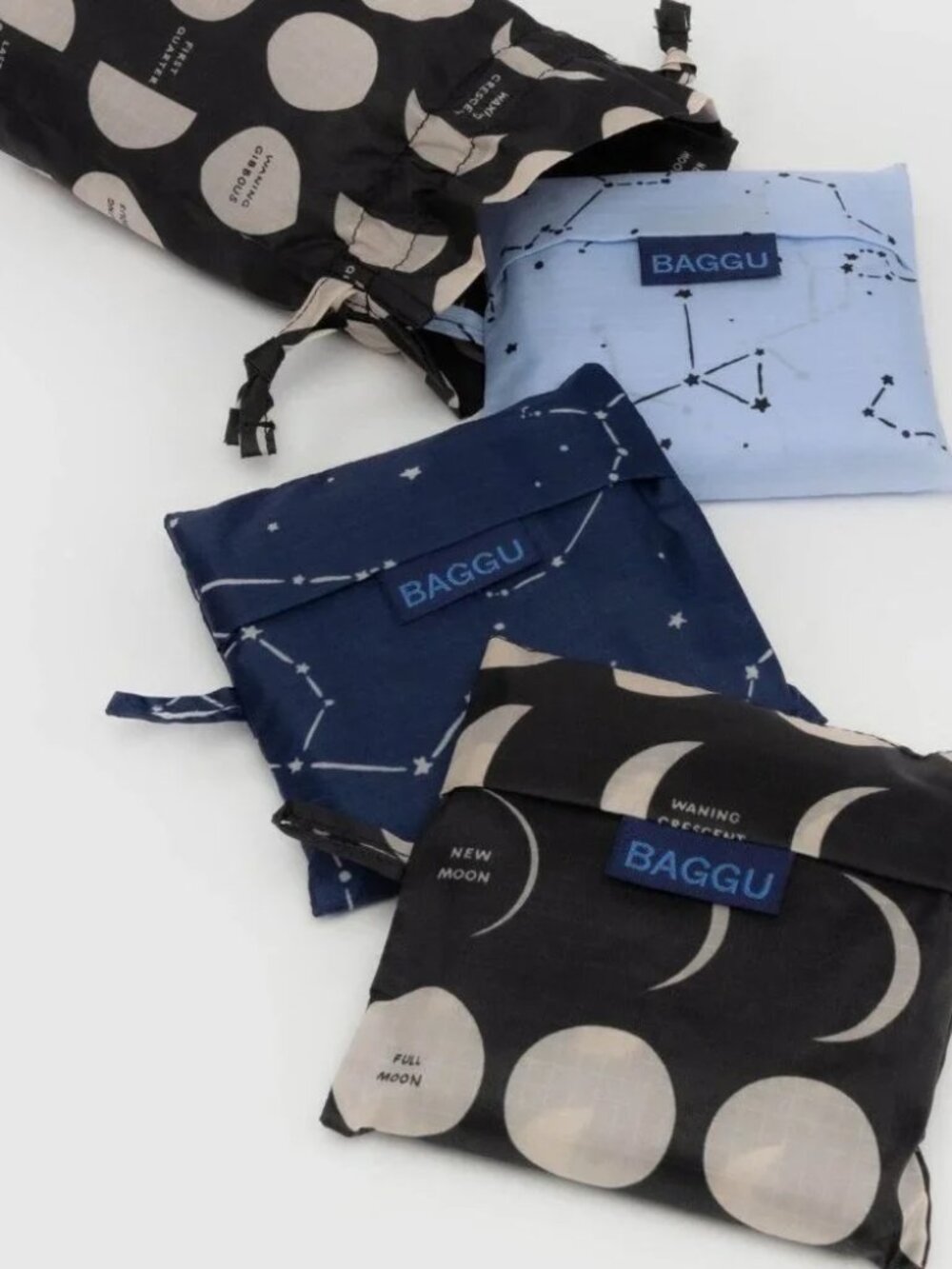 NWT Standard Baggu Set - Night Sky (Moon, Constellation) - Picture 3 of 4